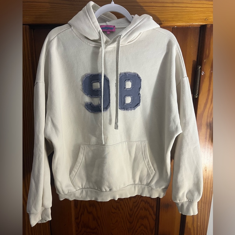 Edikted Cream Hoodie - Small